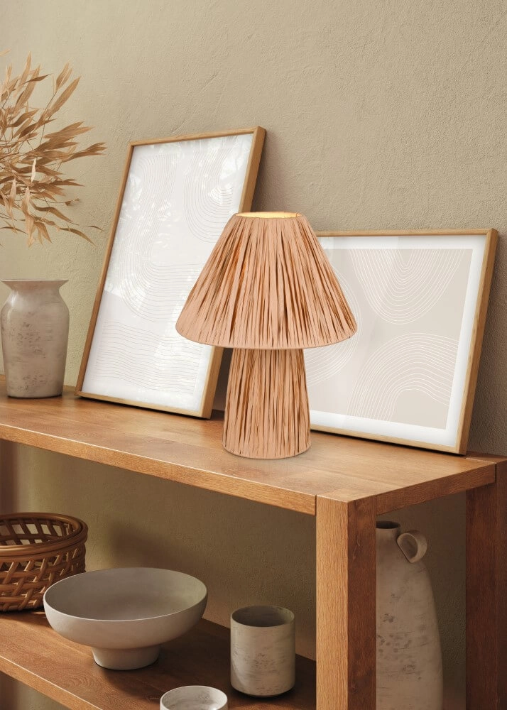 Lampe de table en rotin Anea Trio 4017807614855