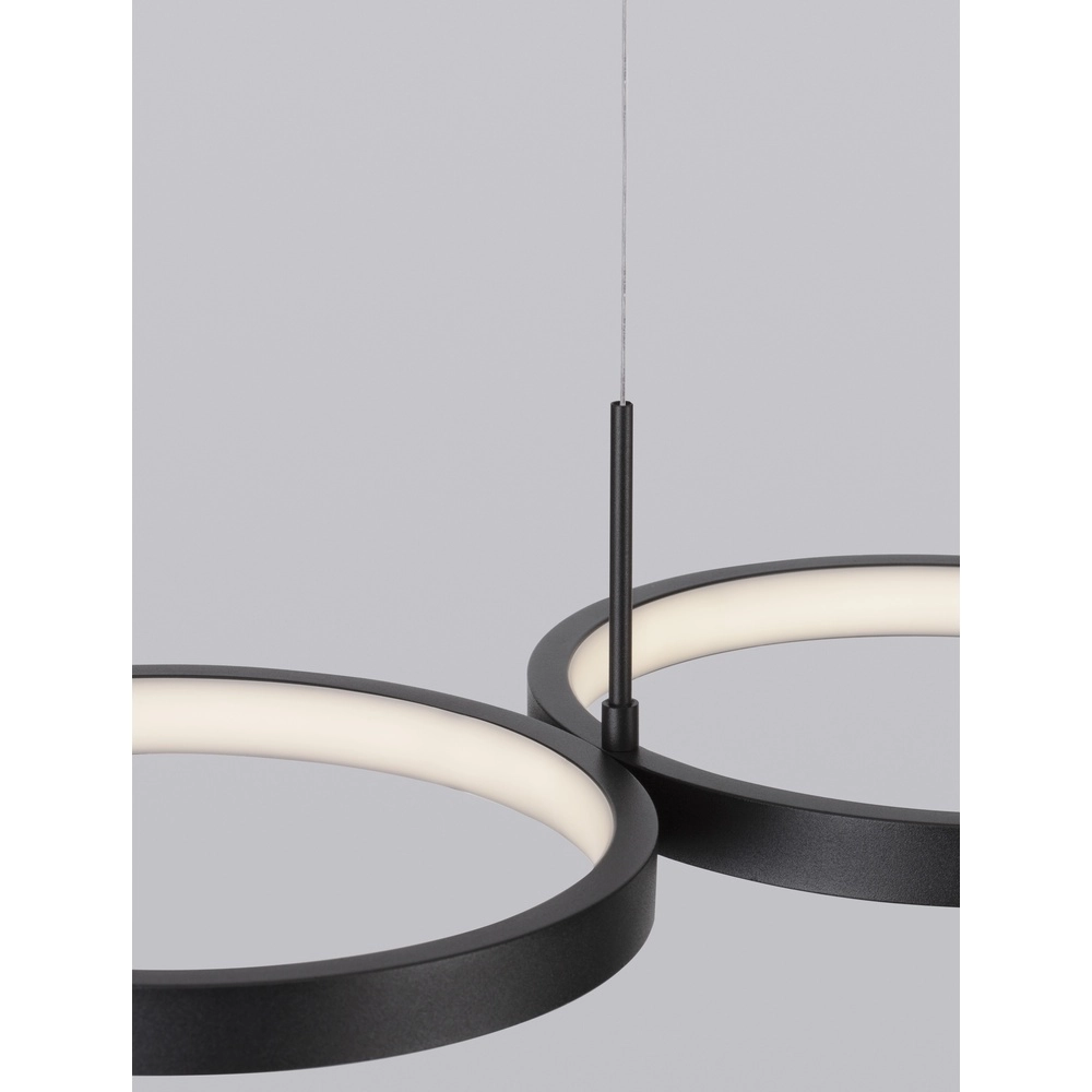 Suspension moderne Magnus noir 84cm Lyora 5212017433183