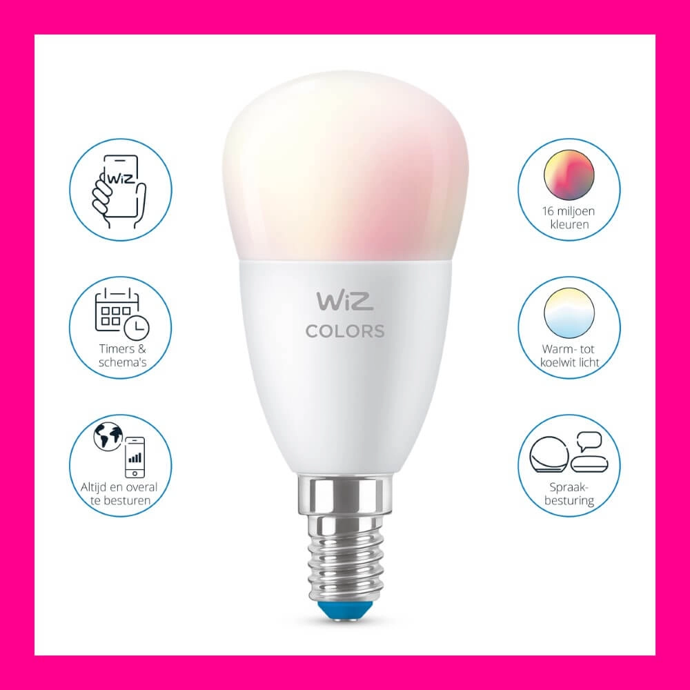 Source de lumière intelligente E14 - 4,9W WiZ 8719514554658