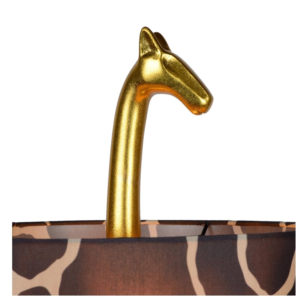 Lampe de table Extravaganza Miss Tall Girafe or avec noir Lucide 5411212105431