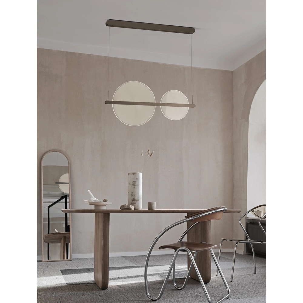 Suspension élégante Noah brun café Lyora 5212017439406