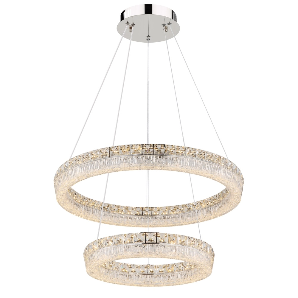Lampe suspendue Laurel chrome Ø 60cm Globo 9007371575770
