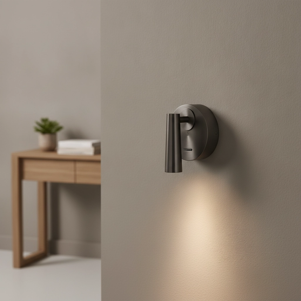 Lampe de chevet Tico nickel