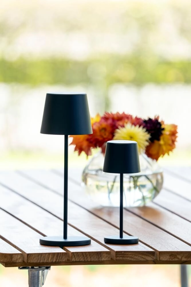 Lampe de table rechargeable Vence mini noir KonstSmide 7318307887754
