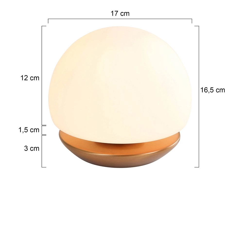 Lampe de table LED Ancilla 21cm bronze marron Steinhauer 8712746114324