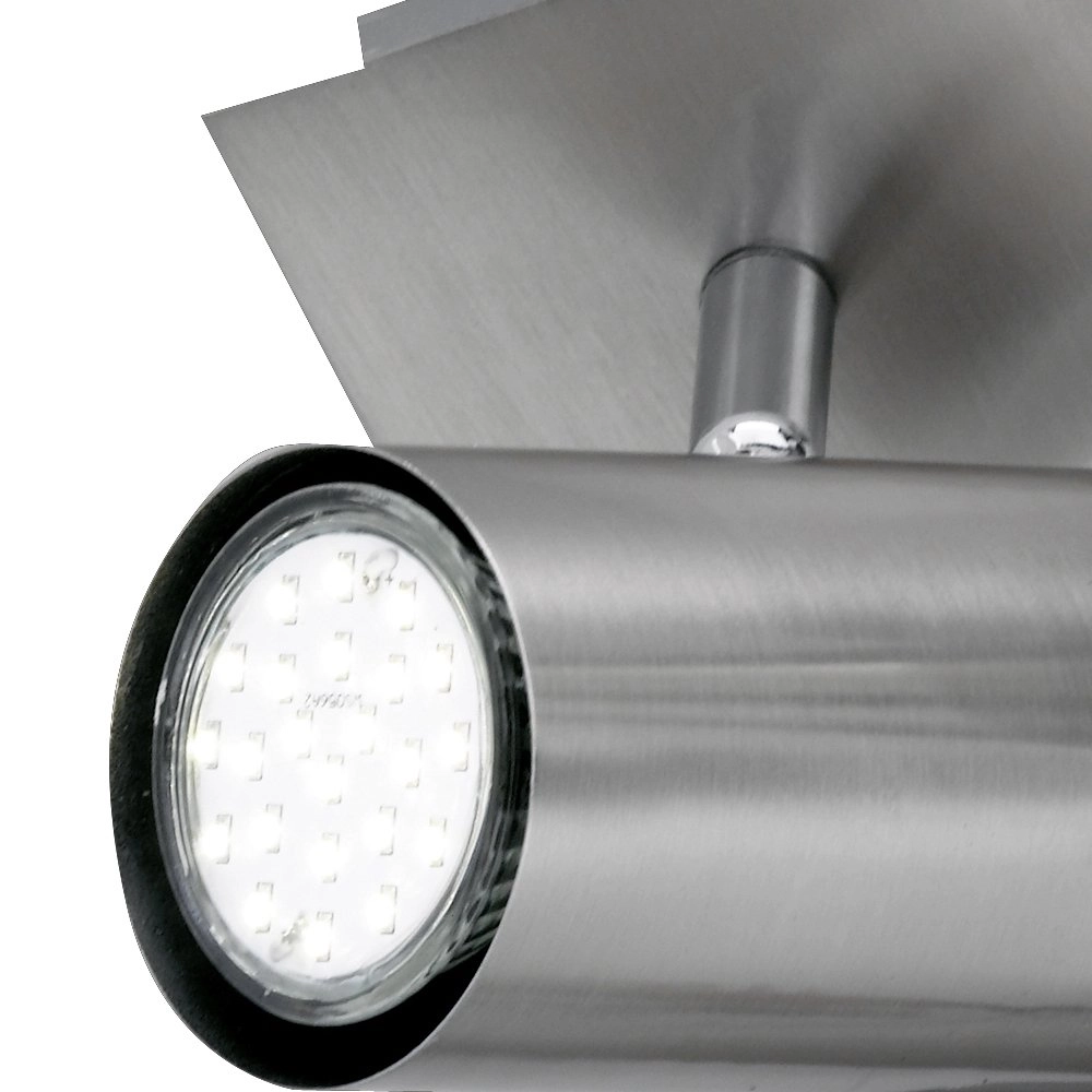 Spot de plafond Series 8024 4 lumières nickel mat Trio 4017807231397