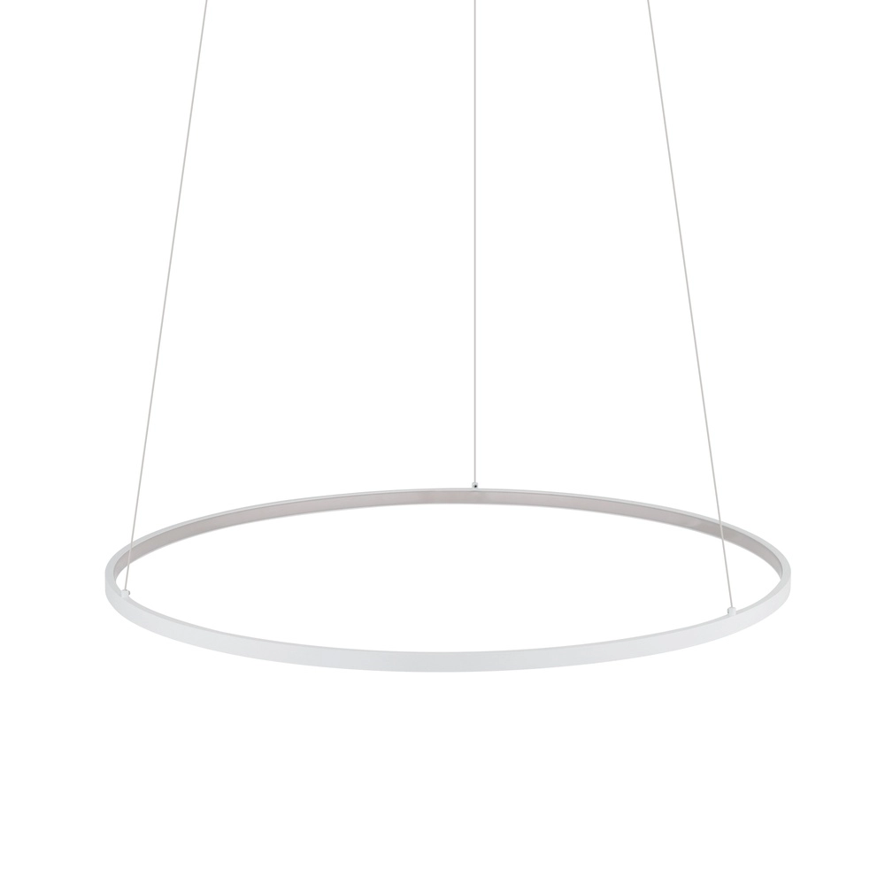 Lampe pendante de conception Circolo Led blanc Ø 60 cm horizontal Lyora 5903139116046