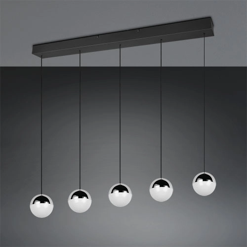 Lampe suspendue à 5 lumières Senta Chrome Trio 4017807685855