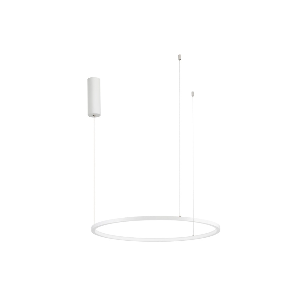 Suspension ronde Tarquin blanc Ø 60cm Lyora 5212017438256