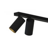 Plafonnier noir et doré Mono Lyora 5903139769891