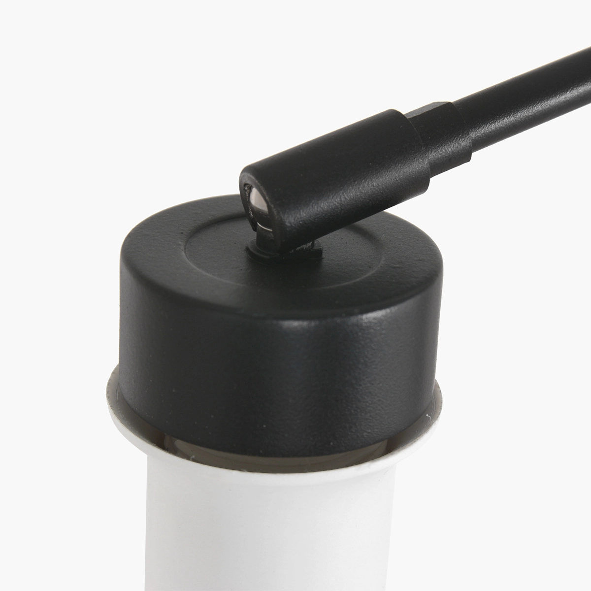 Lampe de lecture murale Prestige Chic noir avec abat-jour en velours vert de 30 cm Steinhauer 8712746145915