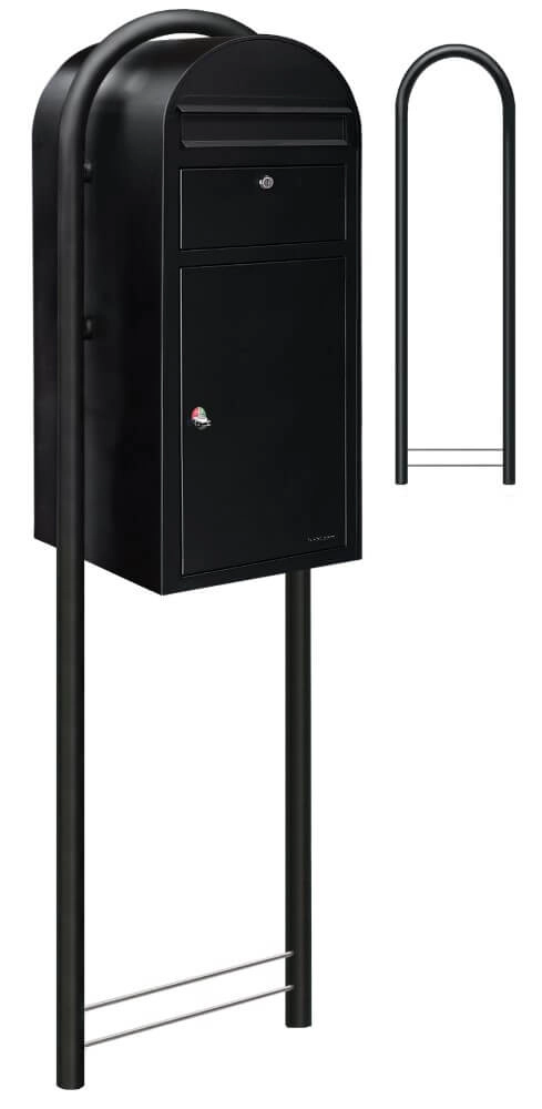 Boites aux lettres Cargo 9005 Noir texturé Bobi 6417237042262