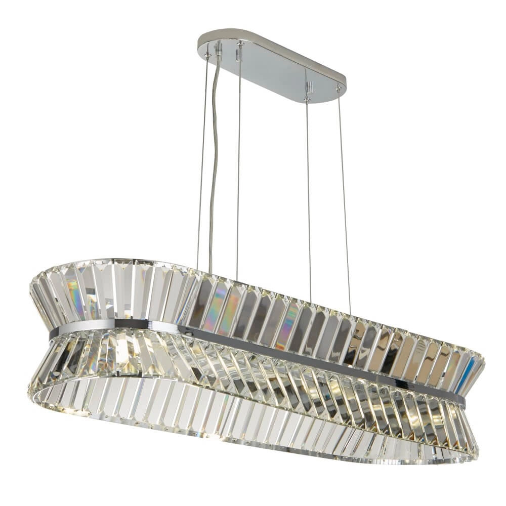 Lampe suspendue design Uptown chrome