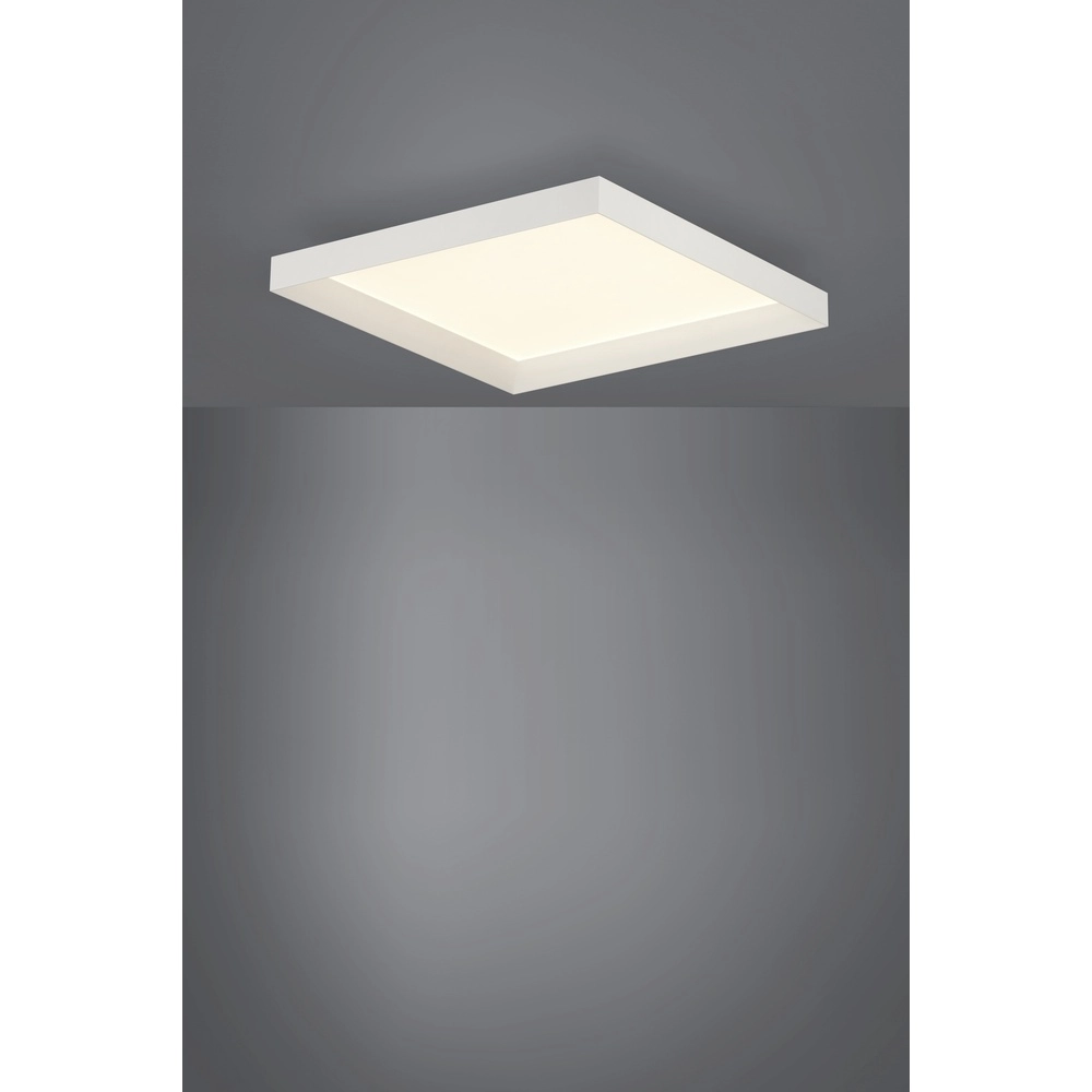 Lampe de plafond carrée Escondida Blanc Eglo 9002759394646