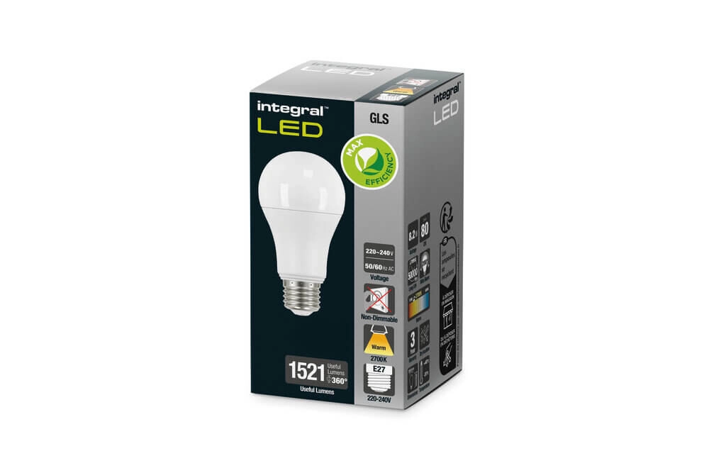 Lampe à LED 8,2W - E27 - 1521lm - 2700K blanc Lyora 5055788276999