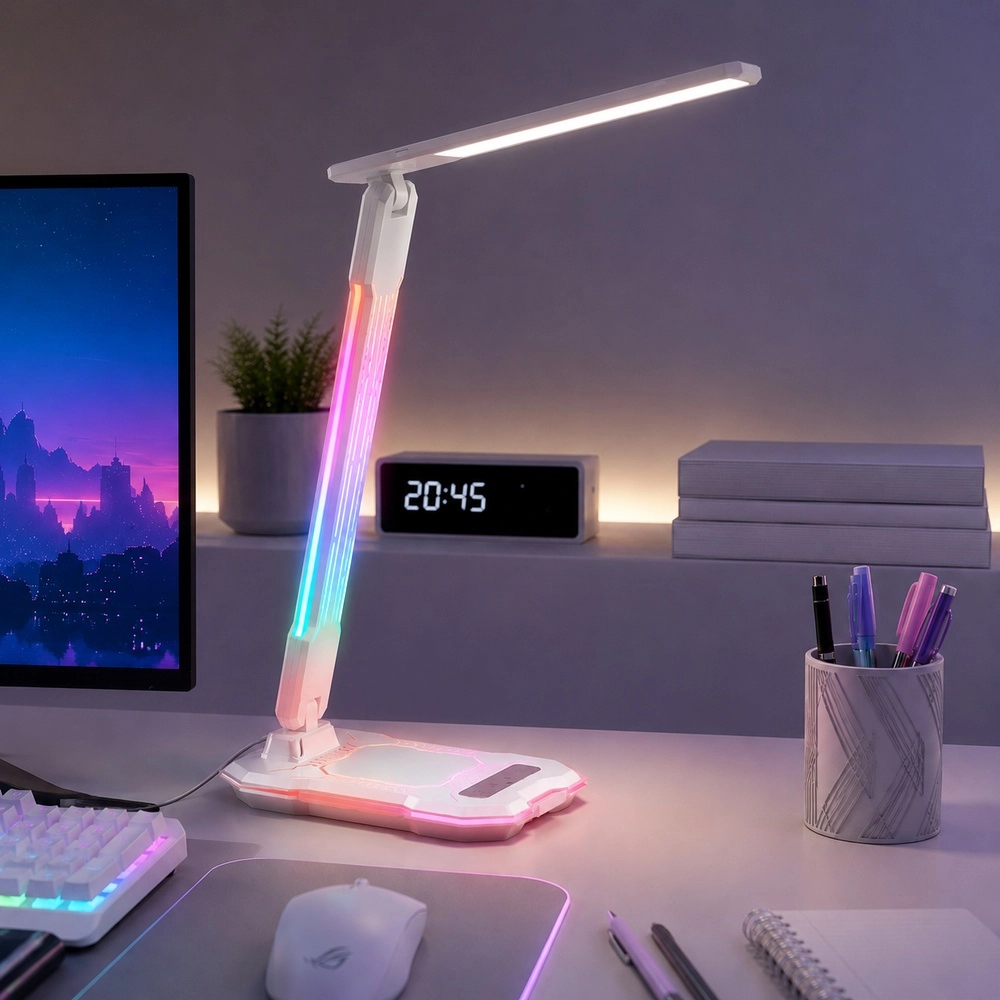 Lampe de bureau Cyberglow Blanc Brilliant 4004353460678