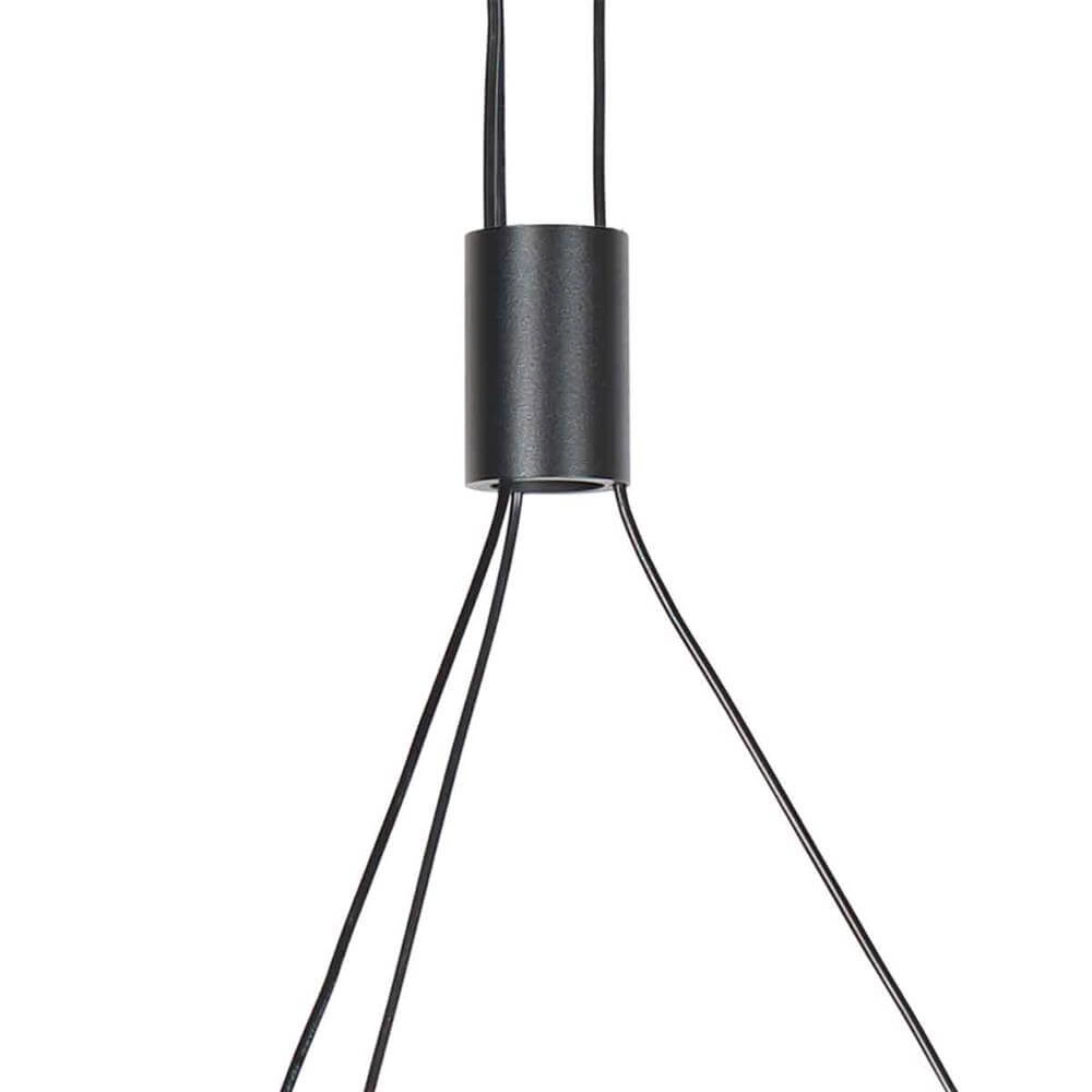 Suspension 8 lumières Marcadore Rond Noir Steinhauer 8712746176636