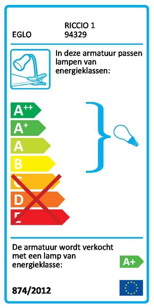 Spot LED Riccio 1 Eglo 9002759943295