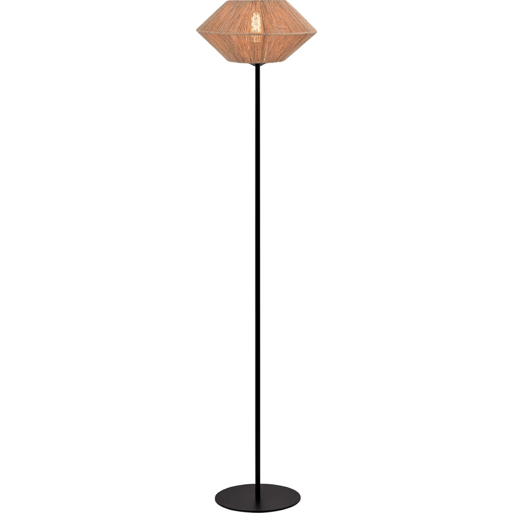 Lampe de table Bicono avec un bonnet en corde Ø35cm