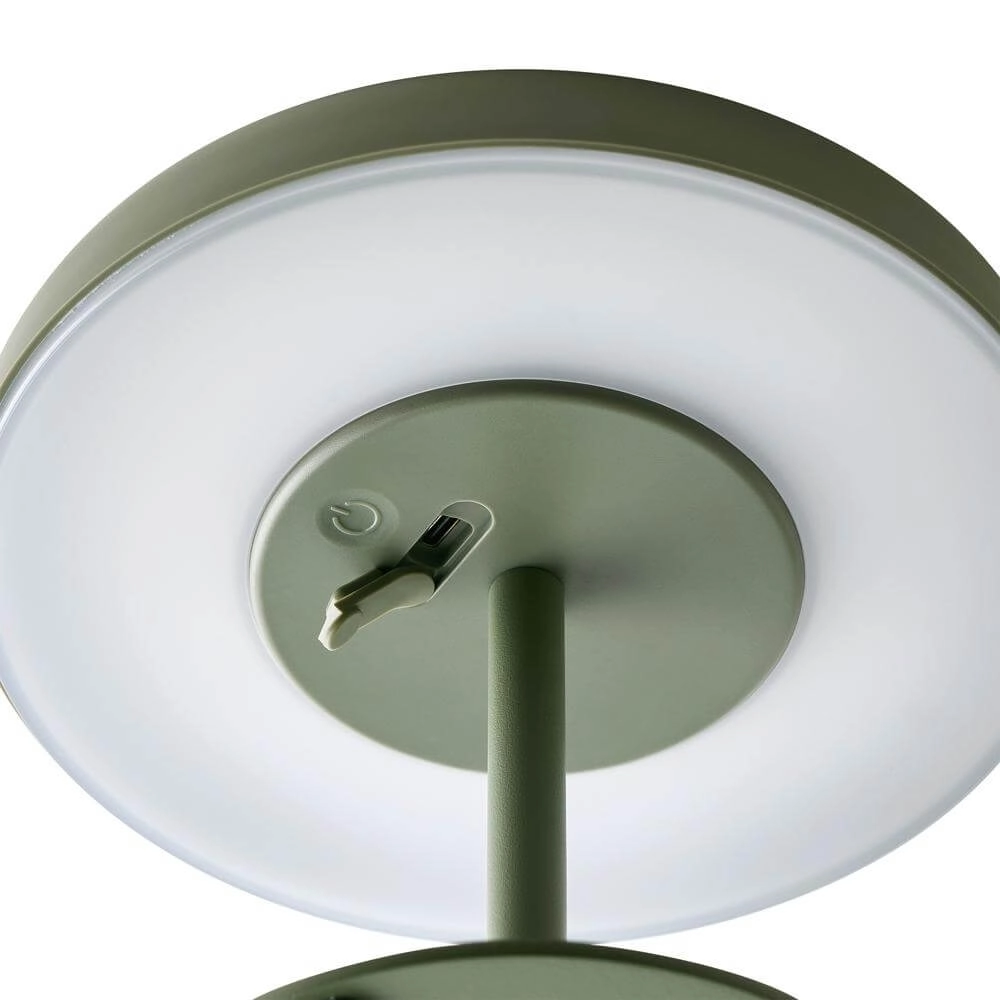 Lampe de table solaire Elmer Vert rechargeable Nordlux 5704924023514