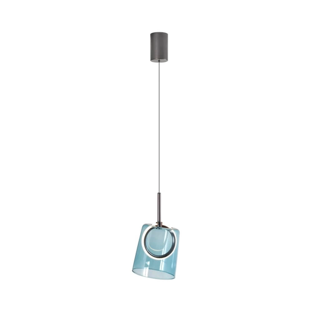 Lampe suspendue Zula bleu Lampe suspendue Zula bleu