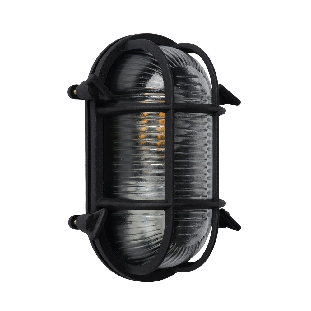 Lampe murale Bullseye Dudley IP54 noir