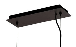 Lampe suspendue noire Fringe Searchlight 5053423135540