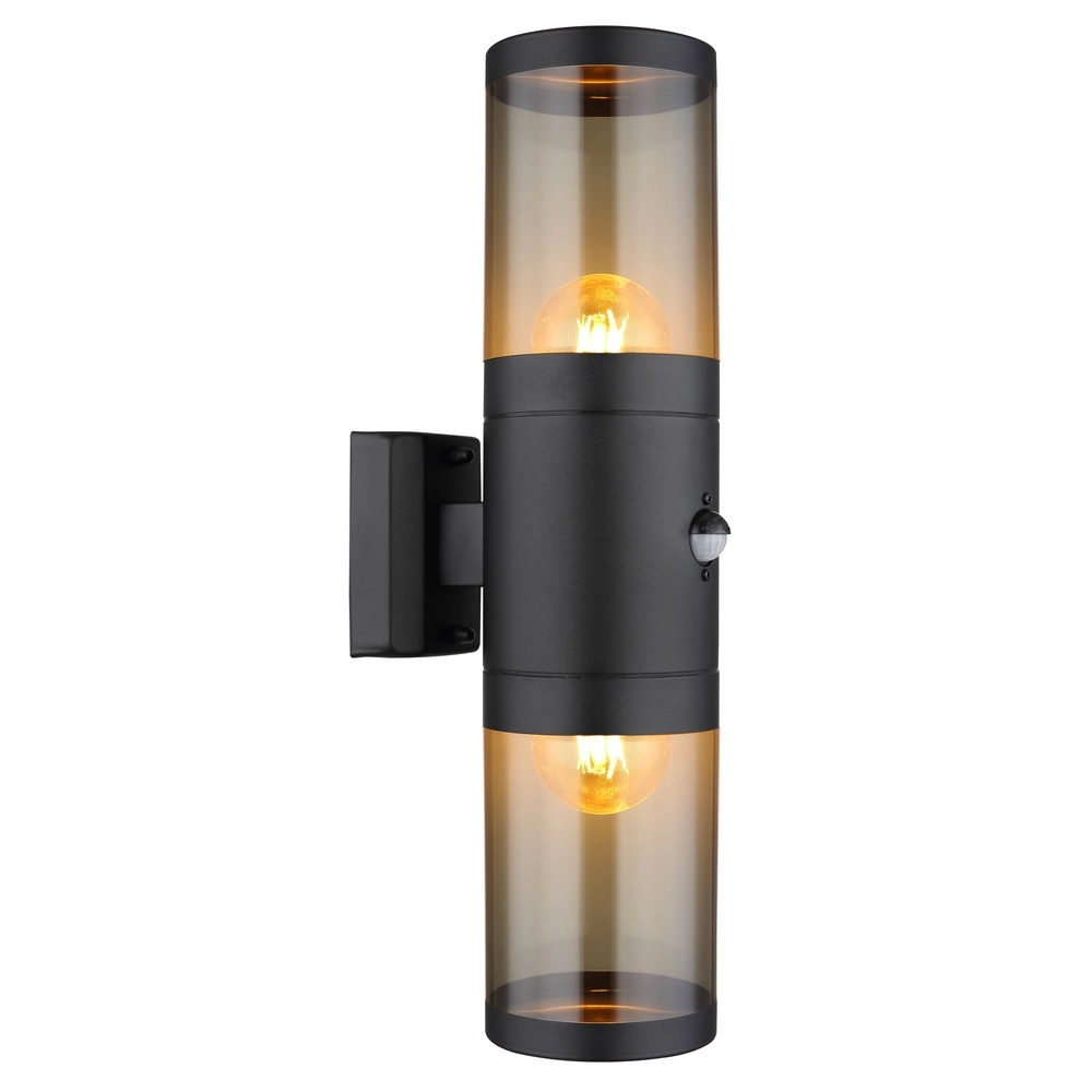 Lampe murale moderne Xeloo Noir avec capteur