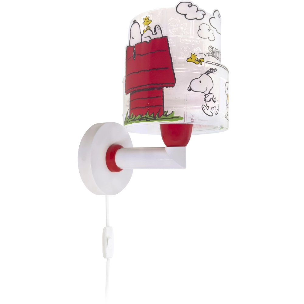 Applique murale Snoopy blanc avec rouge Dalber 8420406763095