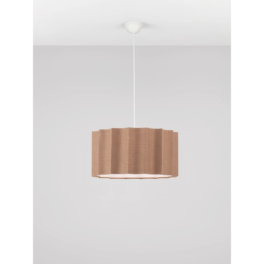 Lampe pendante de conception Alve brun café Ø 45cm Lyora 5212017493651