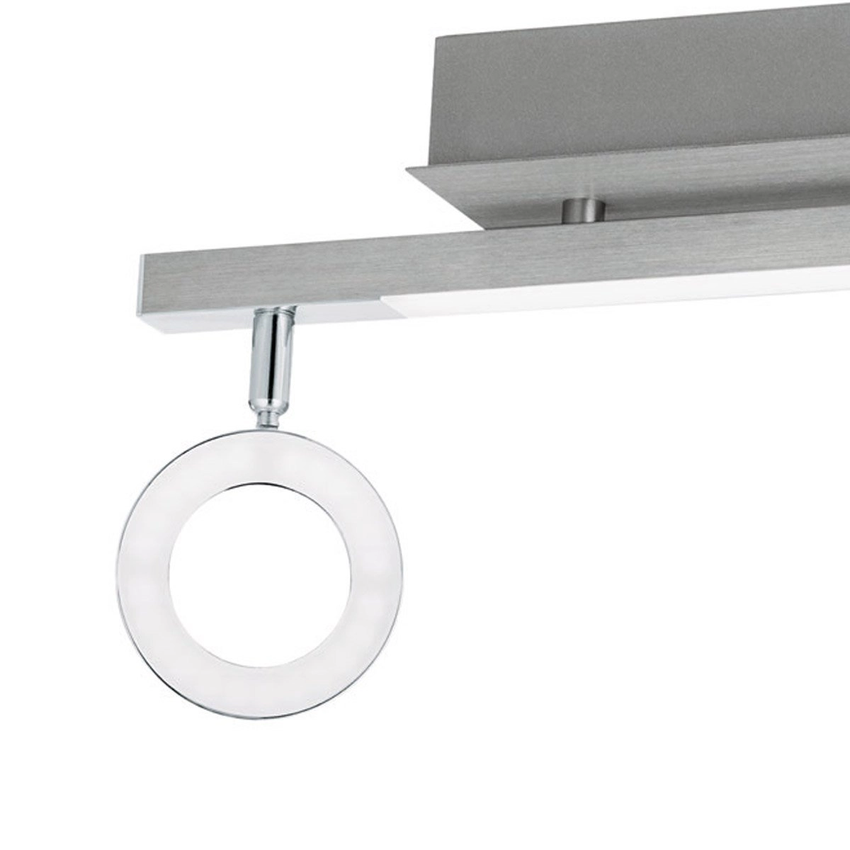 Spot de plafond LED Cardillio 1 Gris métallisé à 2 lumières Eglo 9002759961794