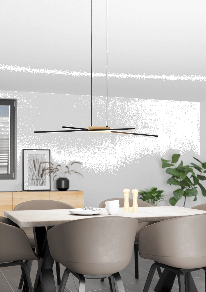 Lampe suspendue moderne Panagria avec LED Eglo 9008606244249