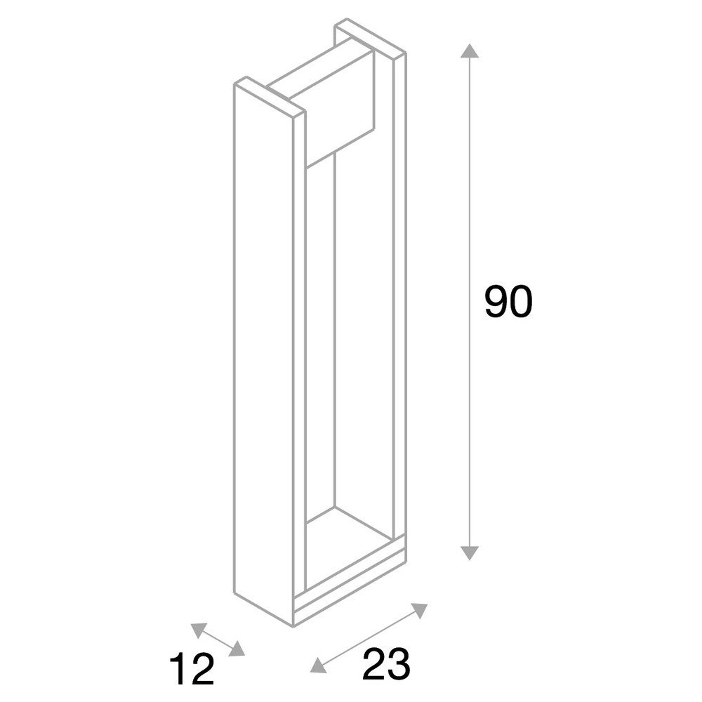 borne d'éclairage LED Quad Pole SLV 4024163231916