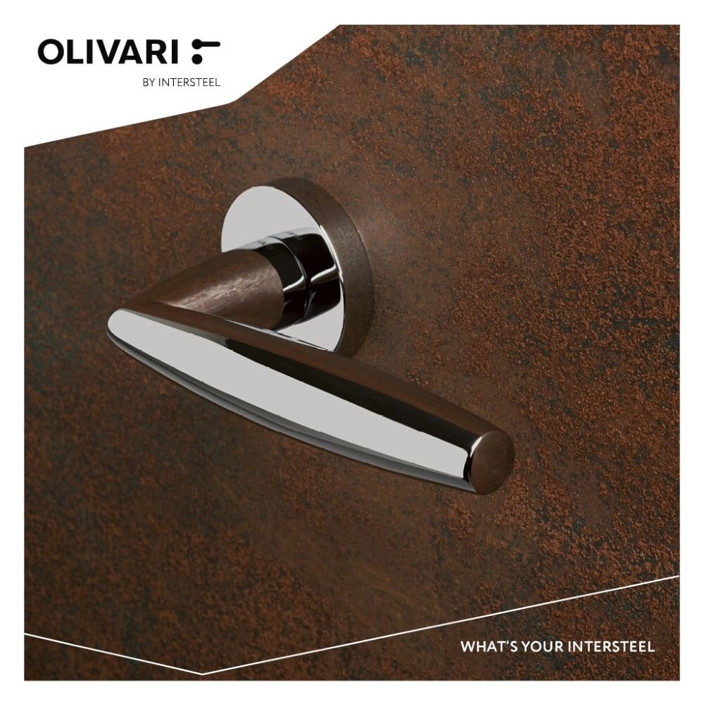 Poignée de porte design Aurelia chrome Olivari 8714186477601