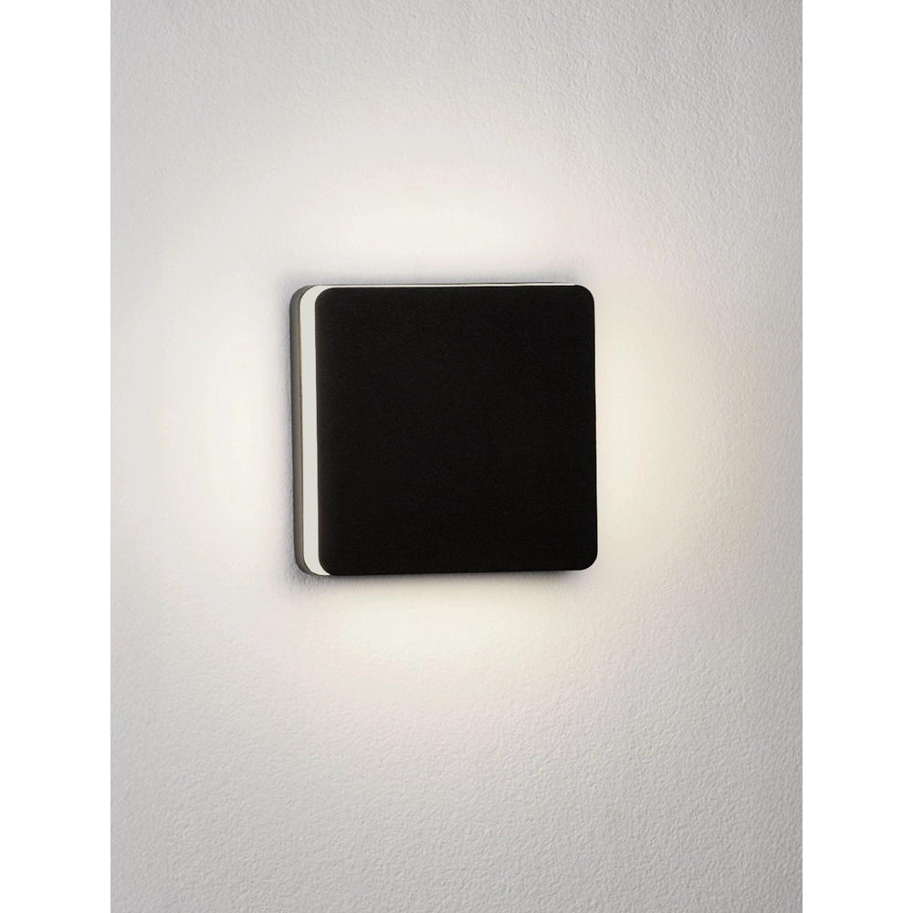 Applique murale carrée Oono anthracite