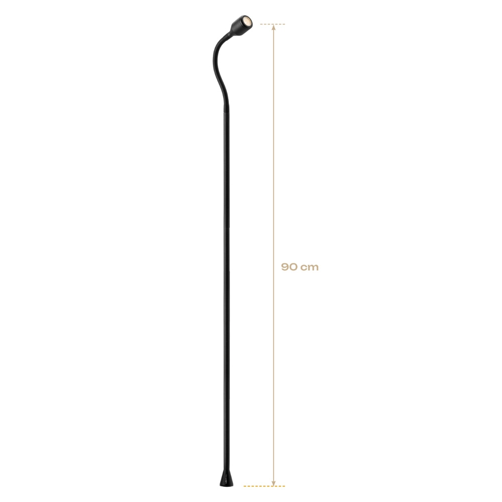 Lampe de jardin noire Xible Hi 90 cm Lightpro 8719979285043