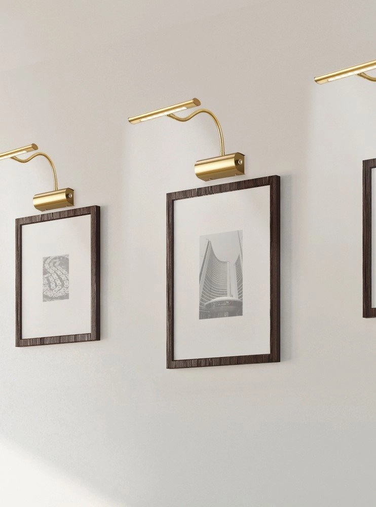 Lampe de lecture led Curtis laiton mat Trio 4017807275360