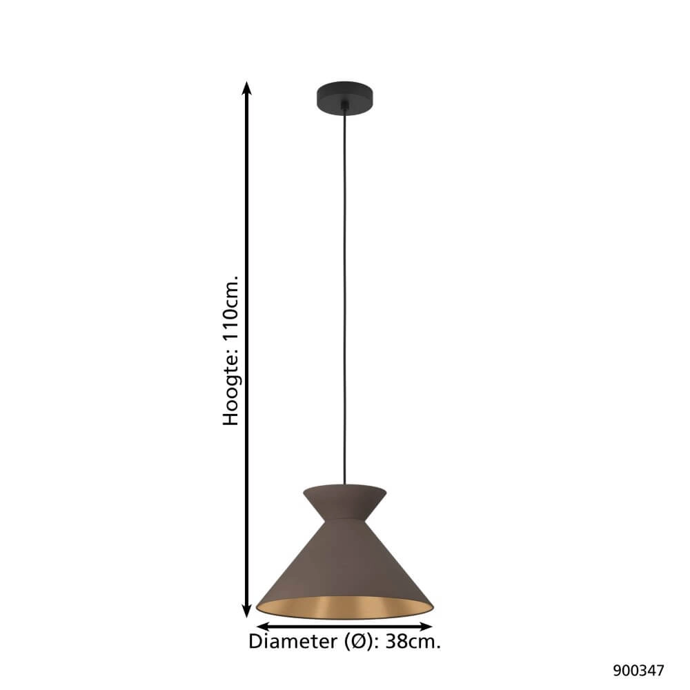 Lampe suspendue chic Nastasia Ø 38 cm Eglo 9008606238859