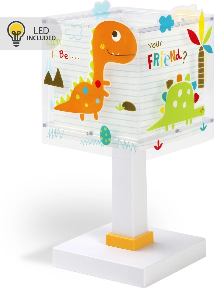 Lampe de table Dinos jaune