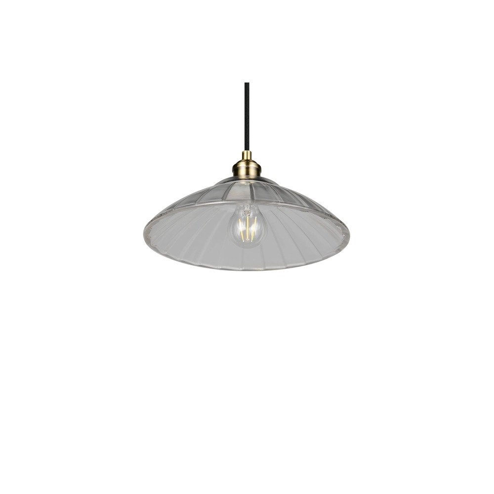 Lampe pendante classique Eluna Vieux laiton Trio 4017807682465