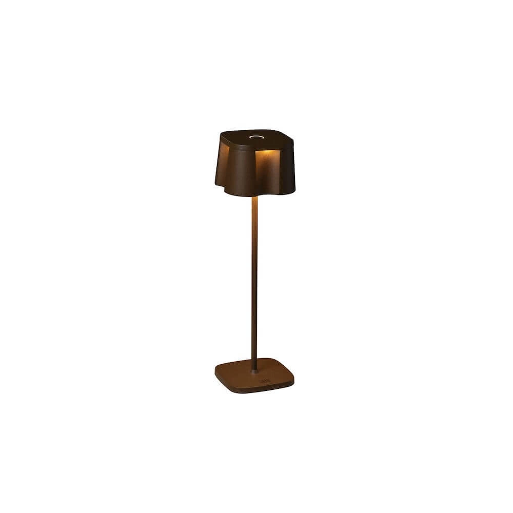 Lampe de table marron rouille Nice rechargeable KonstSmide 7318307818970