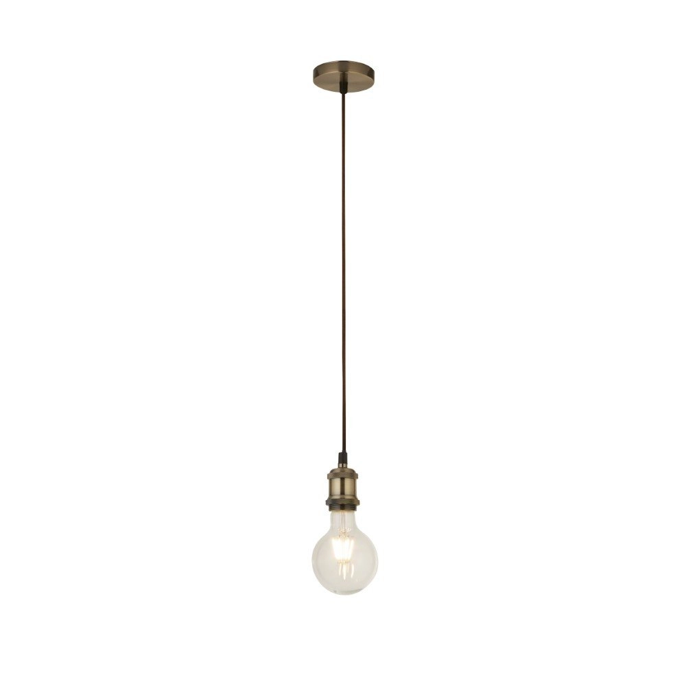 Lampe suspendue Suspi bronze cuivré avec noir Searchlight 5053423140759