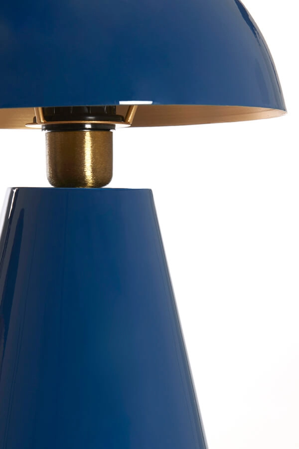 Lampe de table design Surrina bleu Ø 26cm Light & Living 8717807743536