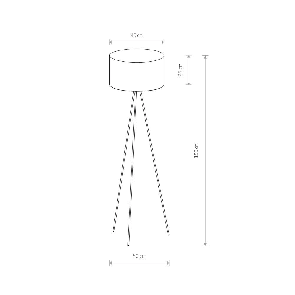 Lampadaire trépied Cadilac Lyora 5903139799195