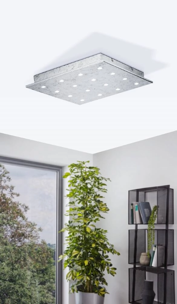 Plafonnier design Vezeno 1 argent 37cm Stars of Light 9002759390730