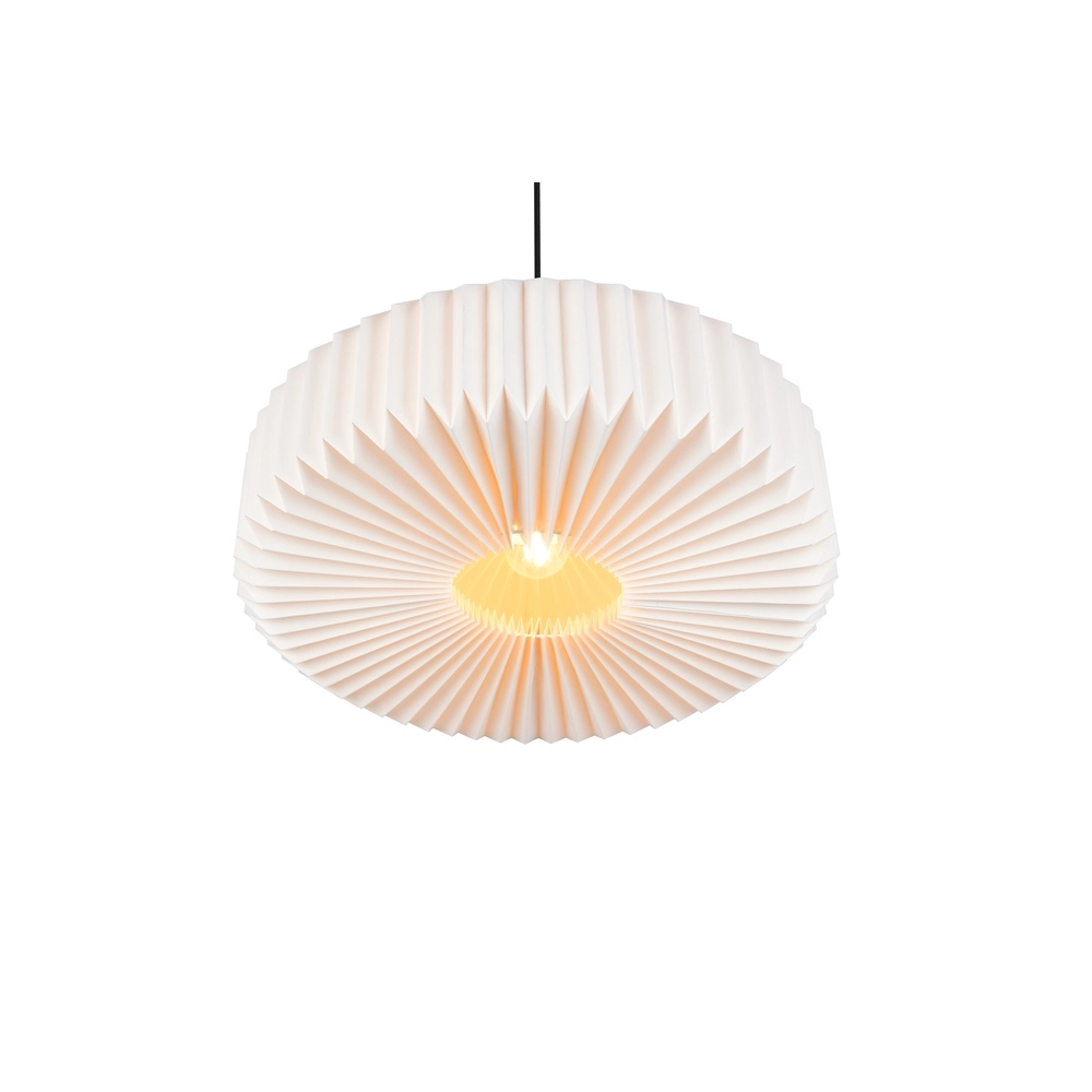 Lampe pendante moderne Lamora noir et blanc Trio 4017807702323