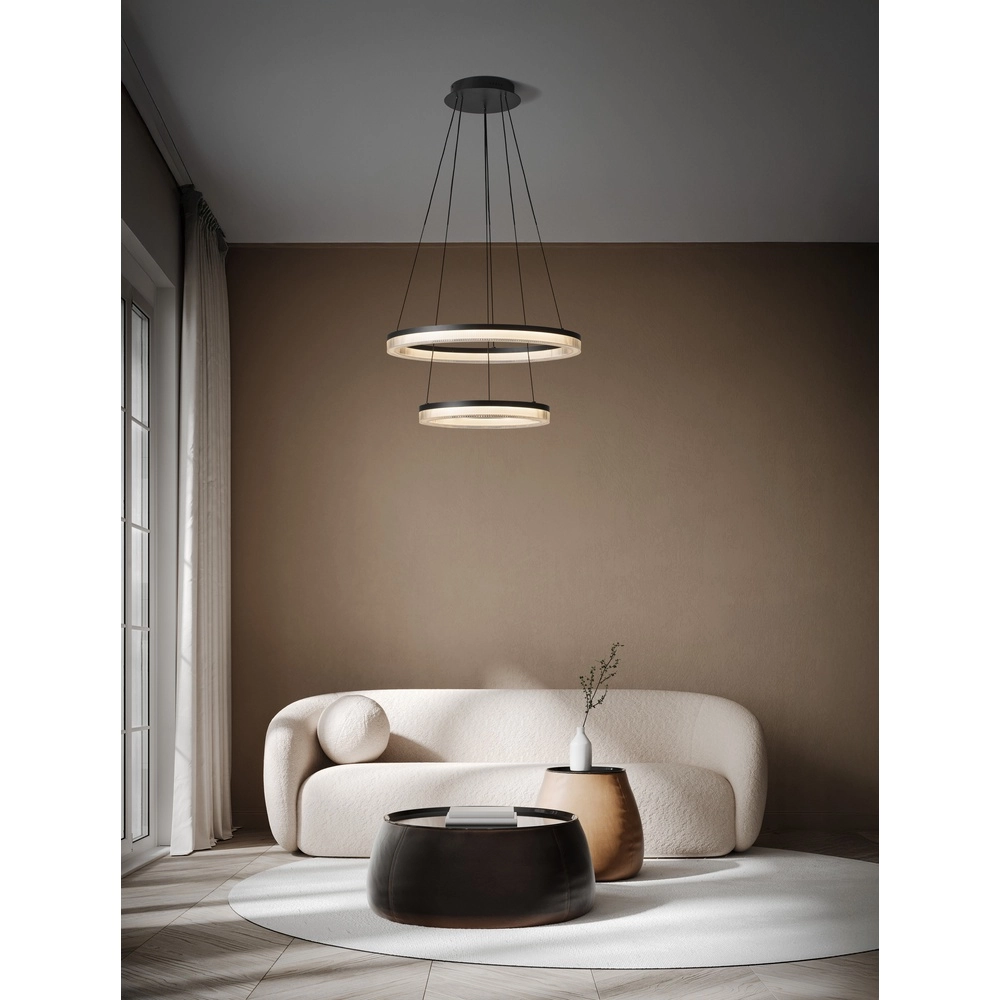 Suspension noire Lonela double Lyora 5212017467065