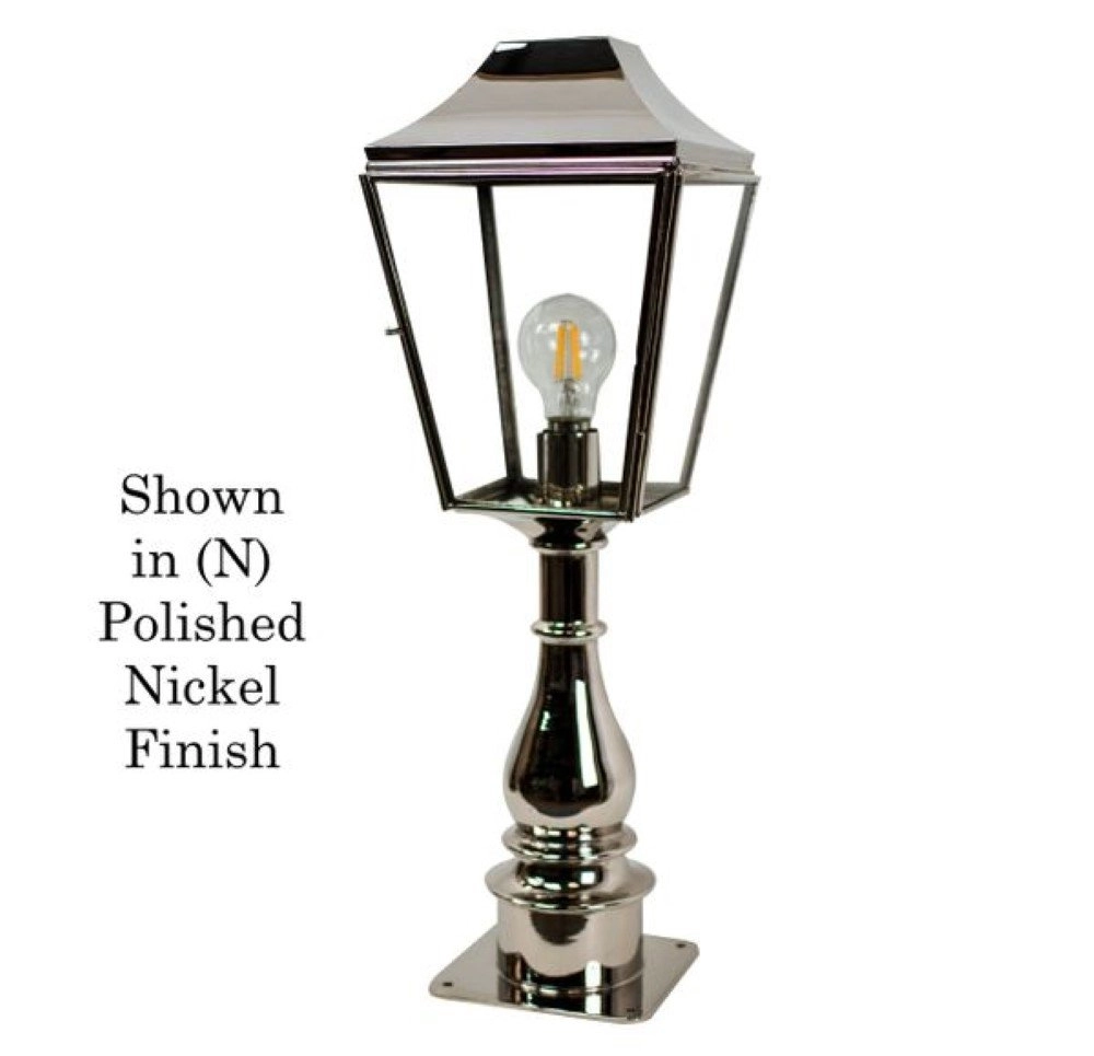Lampe d'extérieur rural Knightbridge 58cm - cuivre antique (ant) Limehouse