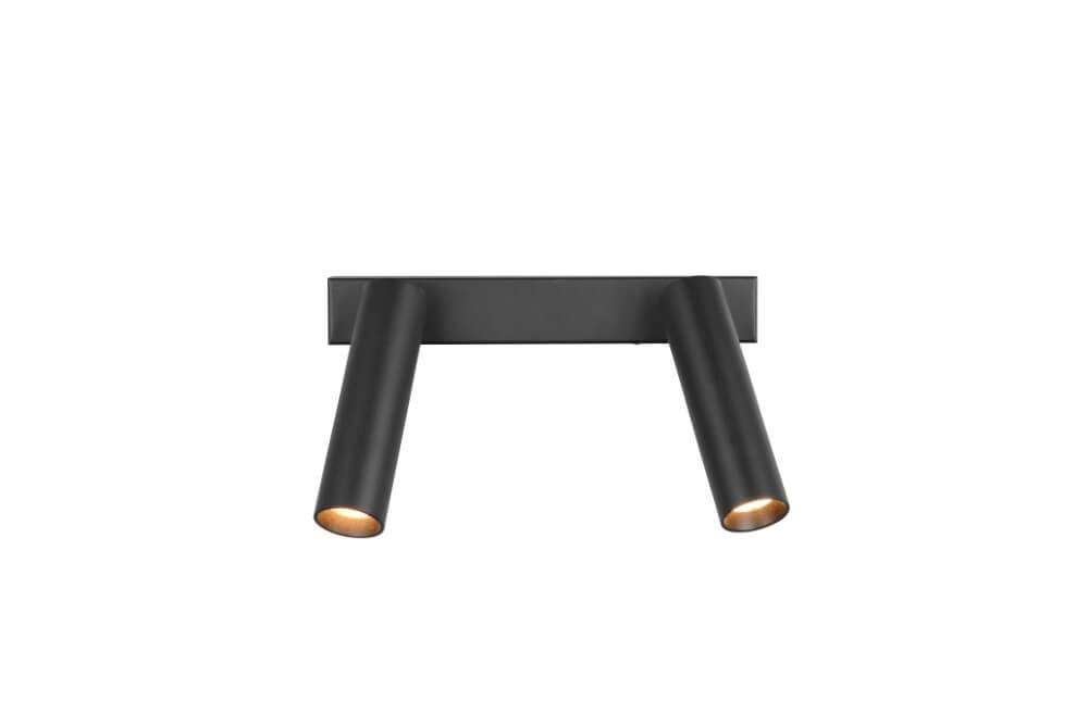 Spot de plafond fin Ambala 2x LED - noir Trio 4017807612639