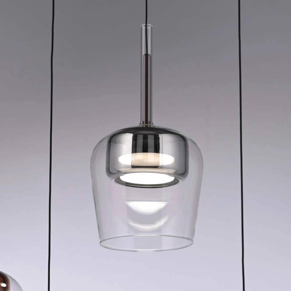 Lampe suspendue Q-Kon argent Paul Neuhaus 4012248383865